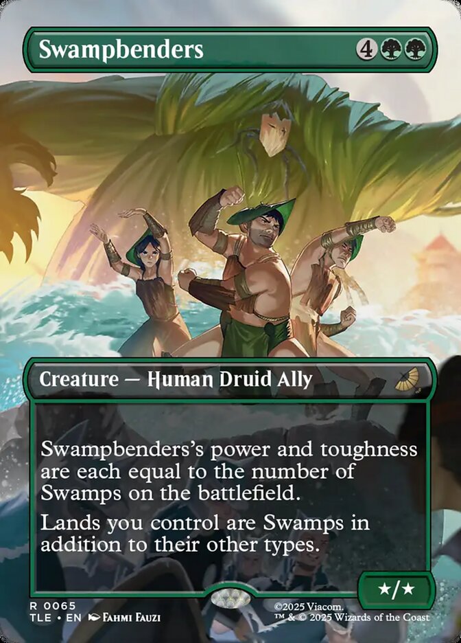 Swampbenders 65/317 (Avatar: The Last Airbender: Eternal-Legal)  - Borderless Foil | Good Games Modbury