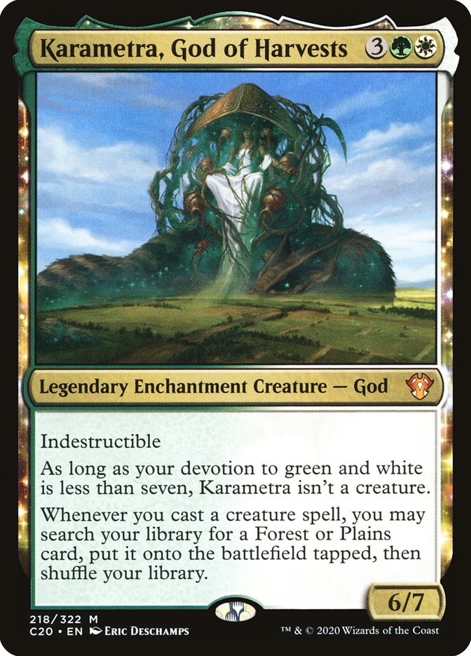 Karametra, God of Harvests 218/322 (Commander 2020)  | Good Games Modbury