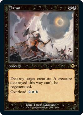 Damn Retro Frame Foil Etched 396 (Modern Horizons 2)  - Foil | Good Games Modbury