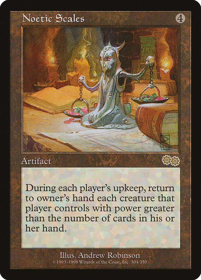 Noetic Scales 304/350 (Urza's Saga)  | Good Games Modbury