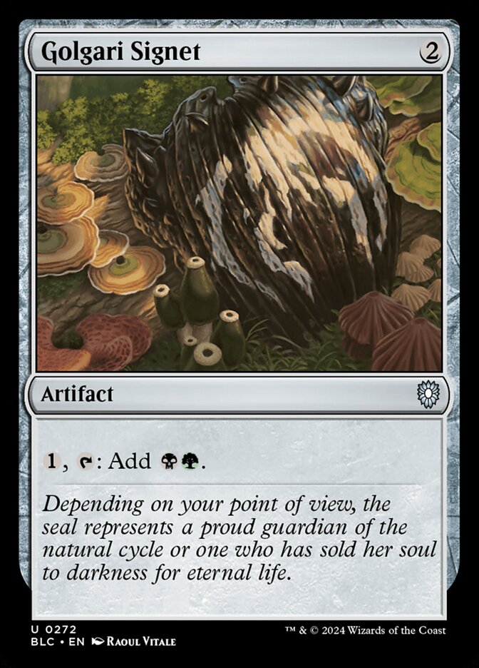 Golgari Signet 272 (Commander: Bloomburrow)  | Good Games Modbury