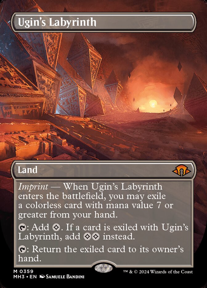 Ugin's Labyrinth 359/319 (Modern Horizons 3)  - Borderless | Good Games Modbury