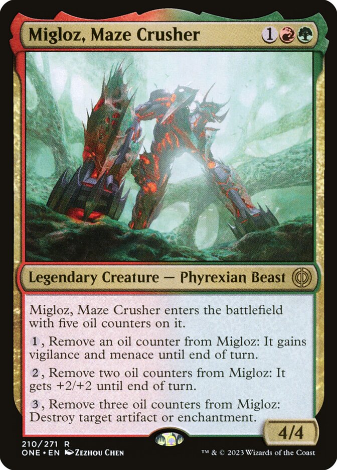 Migloz, Maze Crusher 210/271 (Phyrexia: All Will Be One)  | Good Games Modbury