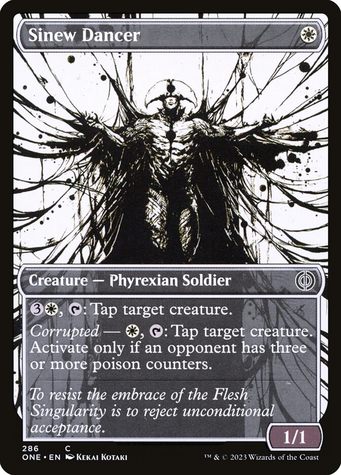 Sinew Dancer 286/271 (Phyrexia: All Will Be One)  - Showcase | Good Games Modbury