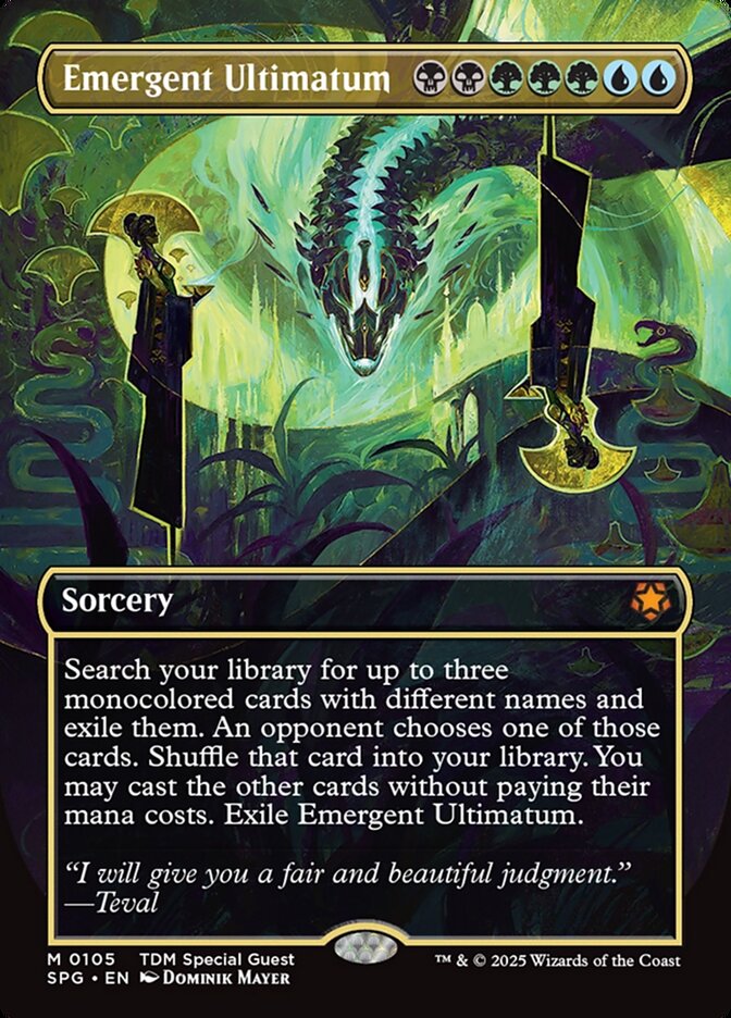 Emergent Ultimatum 105 (Special Guests)  - Borderless Foil | Good Games Modbury