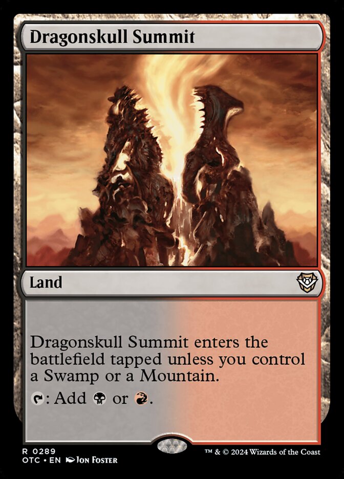 Dragonskull Summit 289/342 (Commander: Outlaws of Thunder Junction)  | Good Games Modbury
