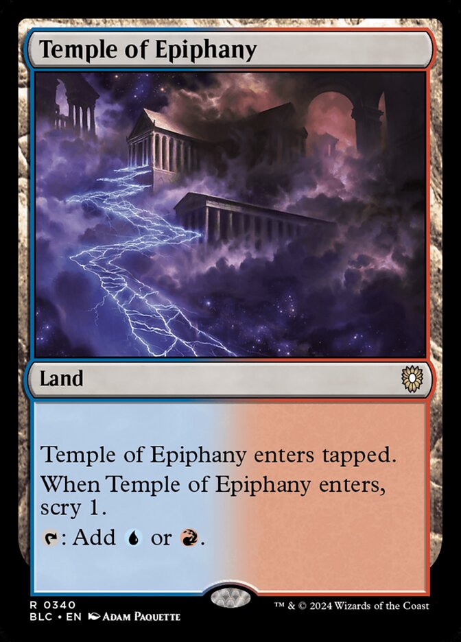Temple of Epiphany 340 (Commander: Bloomburrow)  | Good Games Modbury