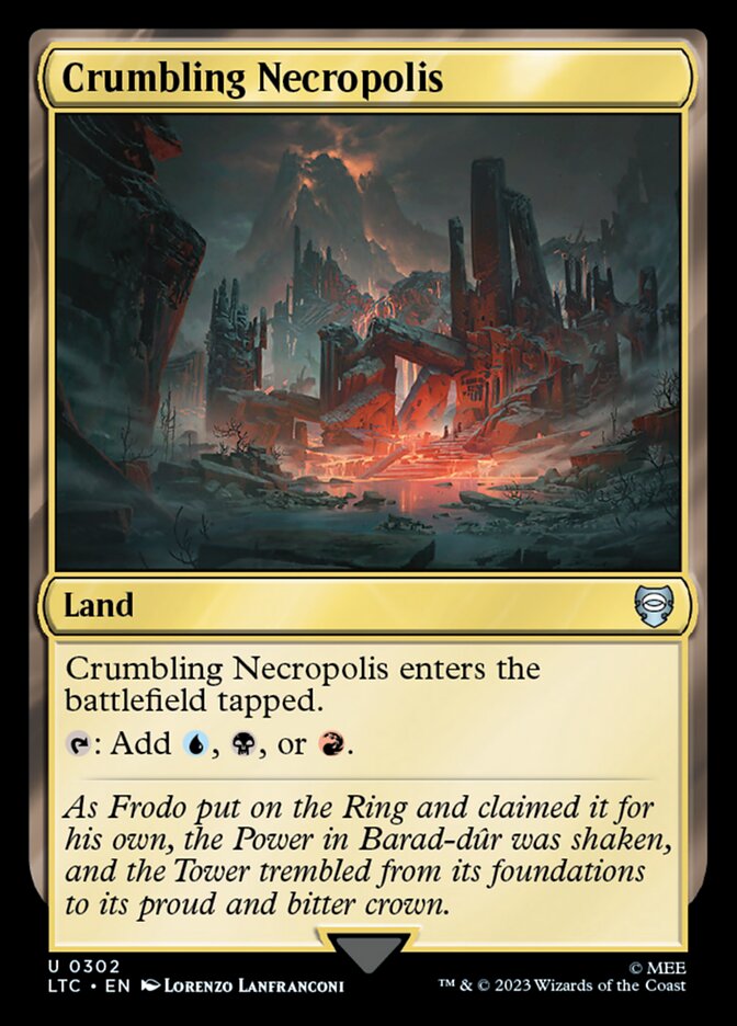 Crumbling Necropolis 302/347 (Commander: The Lord of the Rings: Tales of Middle-earth)  | Good Games Modbury