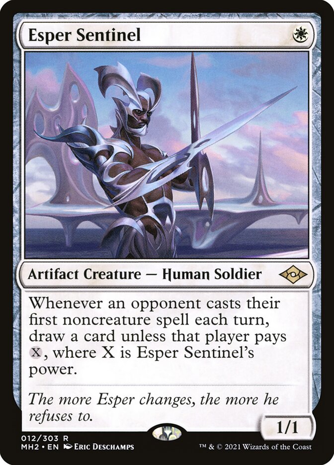 Esper Sentinel 12 (Modern Horizons 2)  - Foil | Good Games Modbury