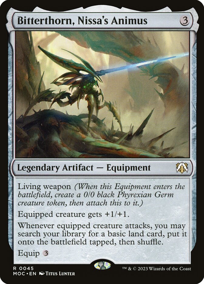 Bitterthorn, Nissa's Animus 45/444 (Commander: March of the Machine)  | Good Games Modbury