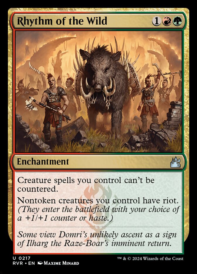 Rhythm of the Wild 217 (Ravnica Remastered)  - Foil | Good Games Modbury