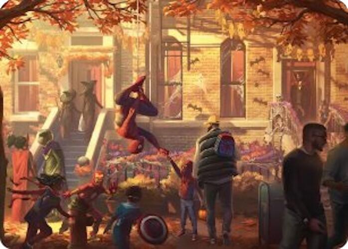 Friendly Neighborhood Art Card 2 (Art Series: Marvel's Spider-Man)  | Good Games Modbury