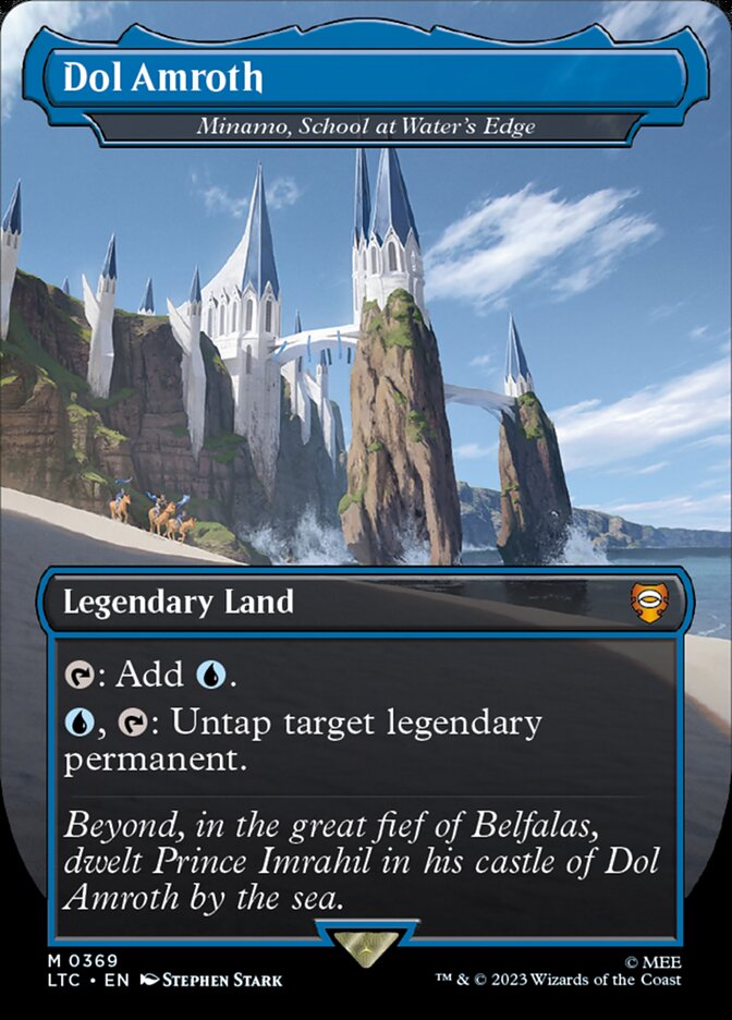 Dol Amroth - Minamo, School at Waters Edge 369 (Commander: The Lord of the Rings: Tales of Middle-earth)  - Borderless | Good Games Modbury