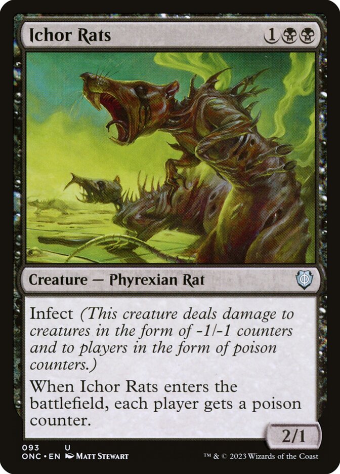 Ichor Rats 93/28 (Commander: Phyrexia: All Will Be One)  | Good Games Modbury