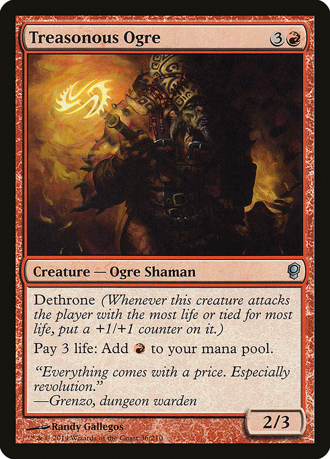 Treasonous Ogre 36 (Conspiracy)  - Foil | Good Games Modbury