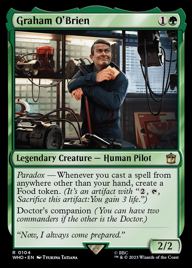 Graham O'Brien 104/331 (Universes Beyond: Doctor Who)  | Good Games Modbury