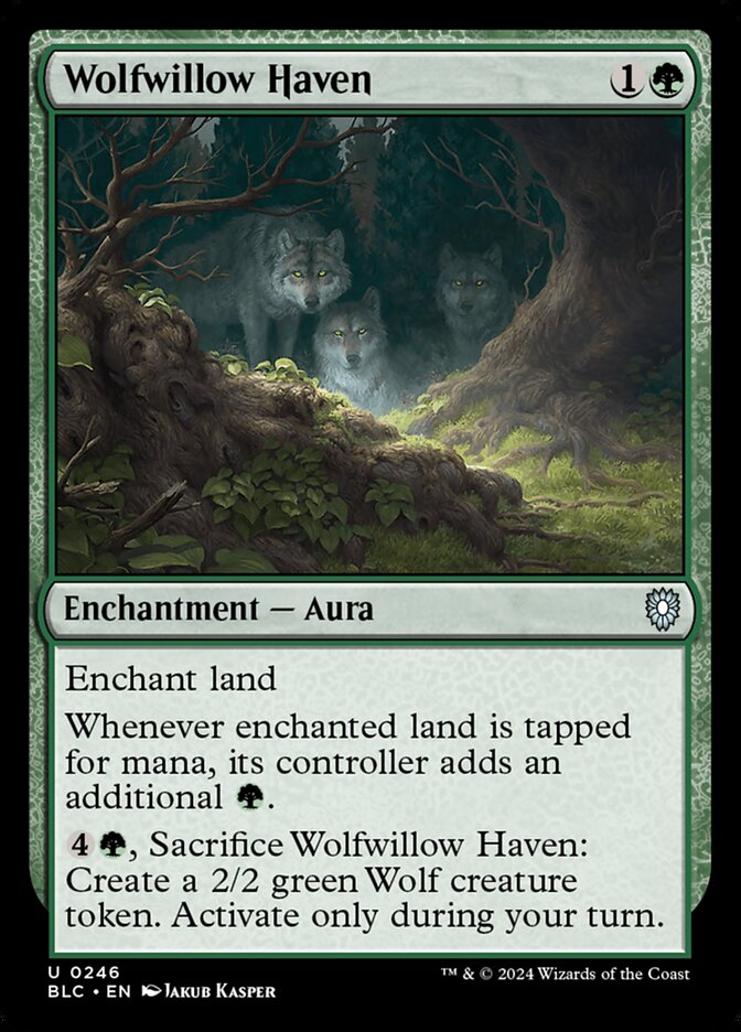 Wolfwillow Haven 246/40 (Commander: Bloomburrow)  | Good Games Modbury