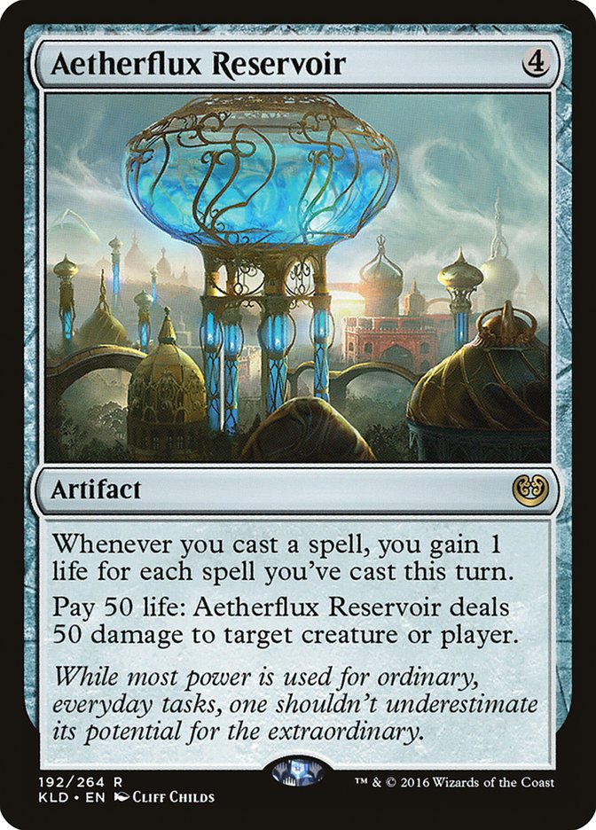 Aetherflux Reservoir 192/264 (Kaladesh)  - Foil | Good Games Modbury