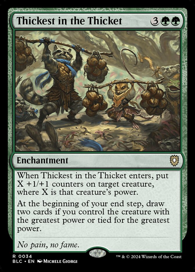 Thickest in the Thicket 34 (Commander: Bloomburrow)  | Good Games Modbury