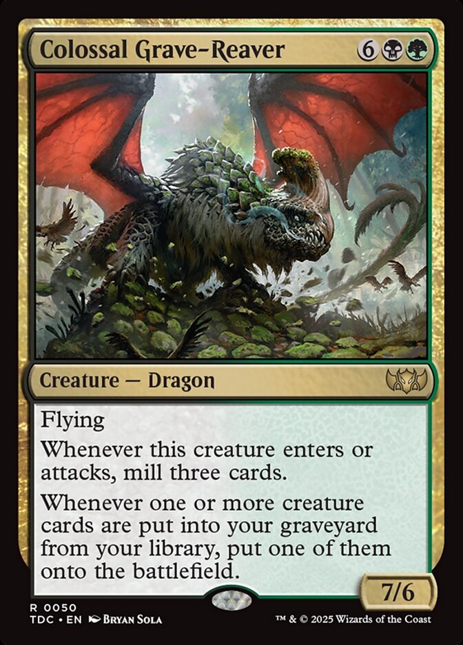 Colossal Grave-Reaver 50 (Commander: Tarkir: Dragonstorm)  | Good Games Modbury