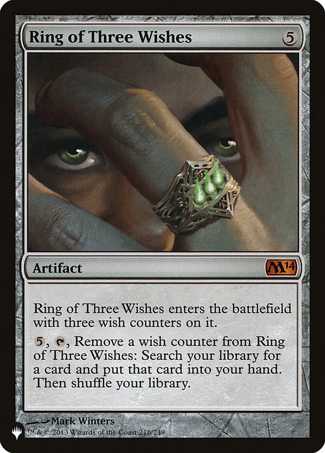 Ring of Three Wishes M14-216/5075 (The List Reprints)  | Good Games Modbury