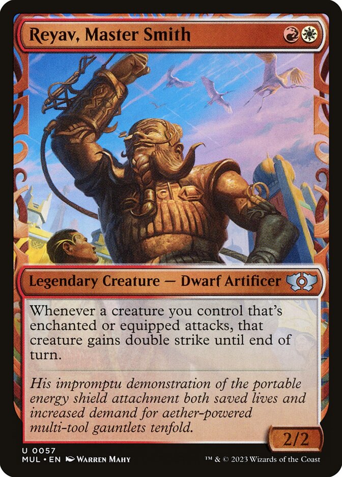 Reyav, Master Smith 57/65 (March of the Machine: Multiverse Legends)  - Showcase Foil | Good Games Modbury