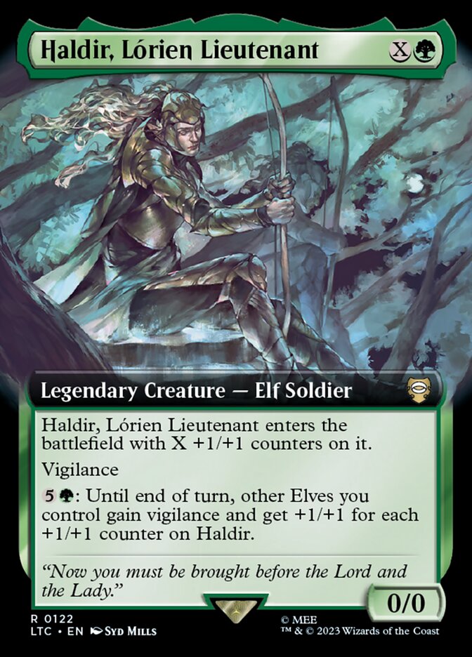 Haldir, Lórien Lieutenant 122 (Commander: The Lord of the Rings: Tales of Middle-earth)  - Extended Art | Good Games Modbury