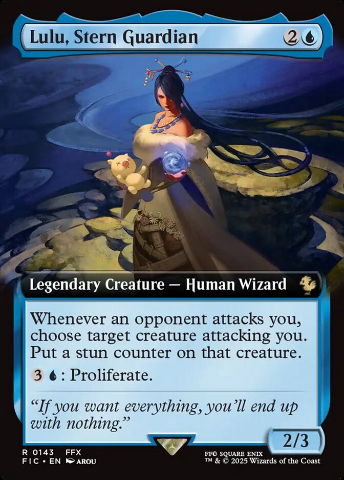 Lulu, Stern Guardian 143 (Commander: FINAL FANTASY)  - Extended Art Foil | Good Games Modbury