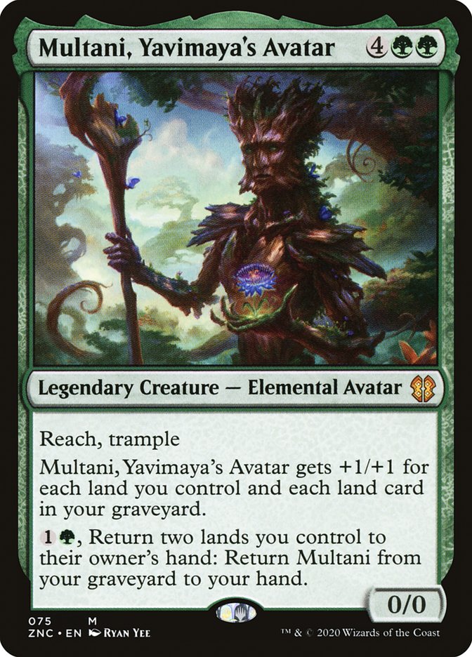 Multani, Yavimaya's Avatar 75/142 (Commander: Zendikar Rising)  | Good Games Modbury