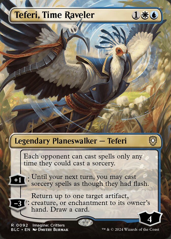 Teferi, Time Raveler 92 (Commander: Bloomburrow)  | Good Games Modbury
