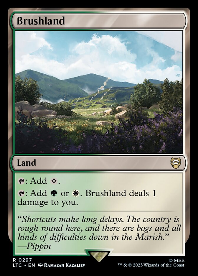 Brushland 297 (Commander: The Lord of the Rings: Tales of Middle-earth)  | Good Games Modbury