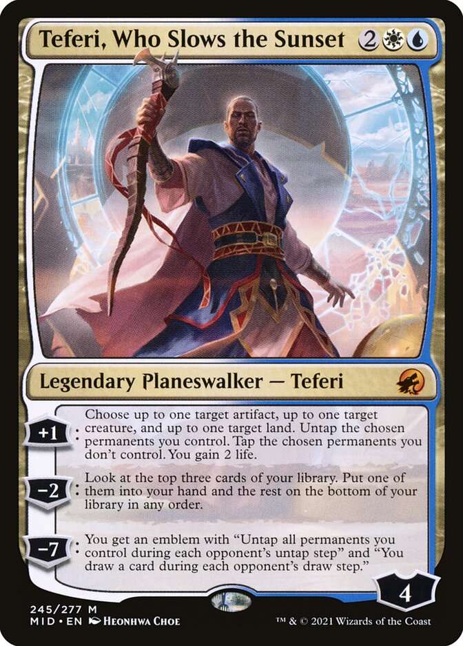 Teferi Who Slows the Sunset 245 (Innistrad: Midnight Hunt)  | Good Games Modbury