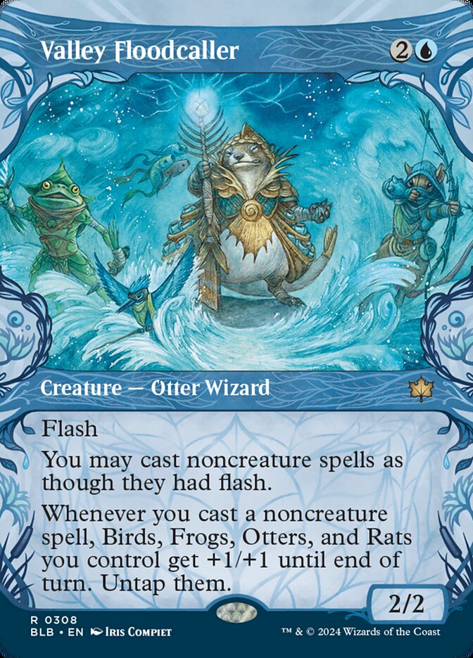 Valley Floodcaller 308 (Bloomburrow)  - Showcase Foil | Good Games Modbury