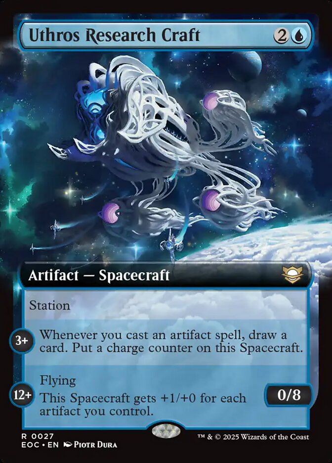 Uthros, Research Craft 27 (Commander: Edge of Eternities)  - Extended Art | Good Games Modbury