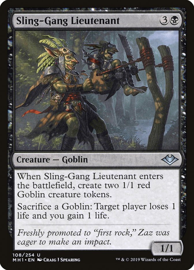 Sling-Gang Lieutenant 108/254 (Modern Horizons)  | Good Games Modbury