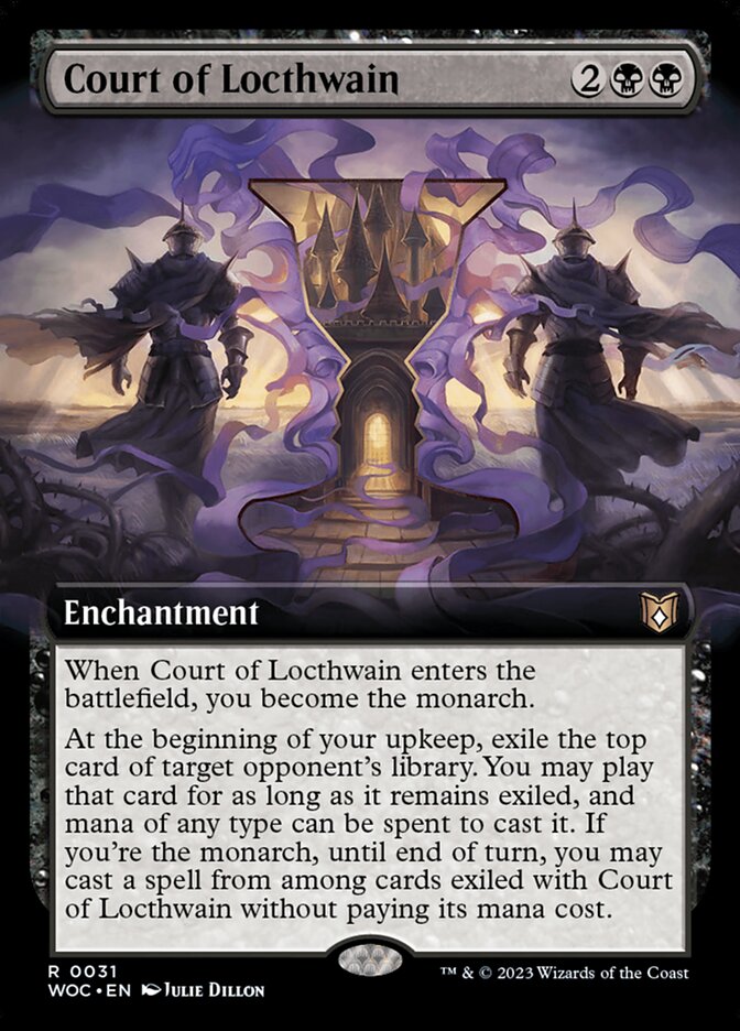 Court of Locthwain 31/173 (Commander: Wilds of Eldraine)  - Extended Art | Good Games Modbury