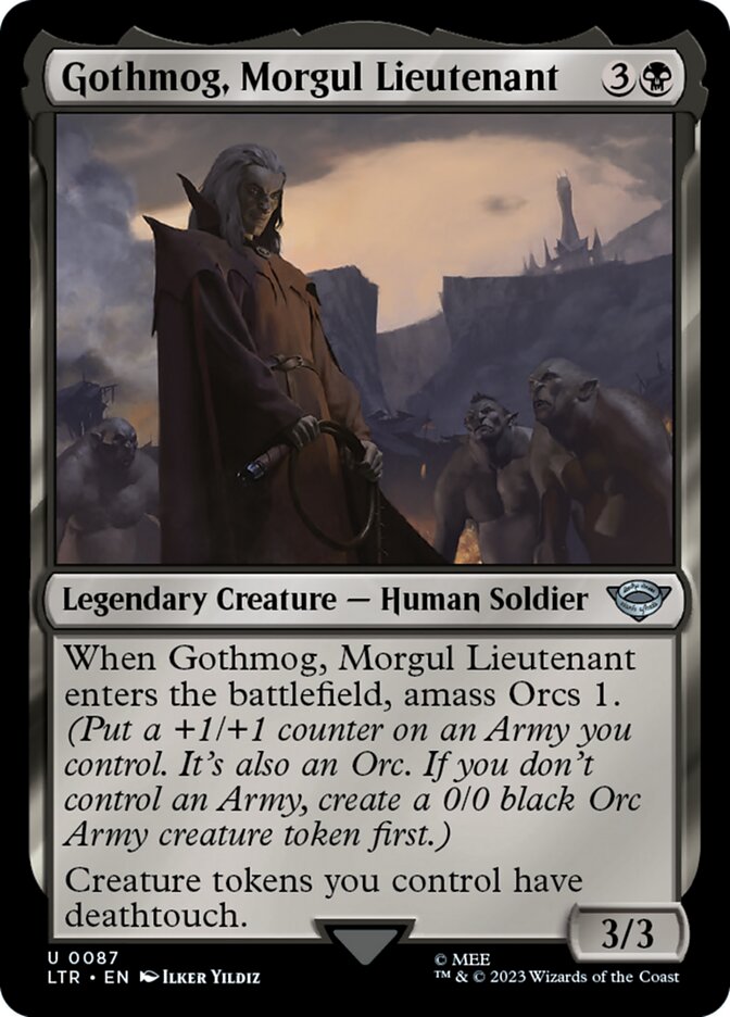 Gothmog, Morgul Lieutenant 87/281 (Universes Beyond: The Lord of the Rings: Tales of Middle-earth)  | Good Games Modbury