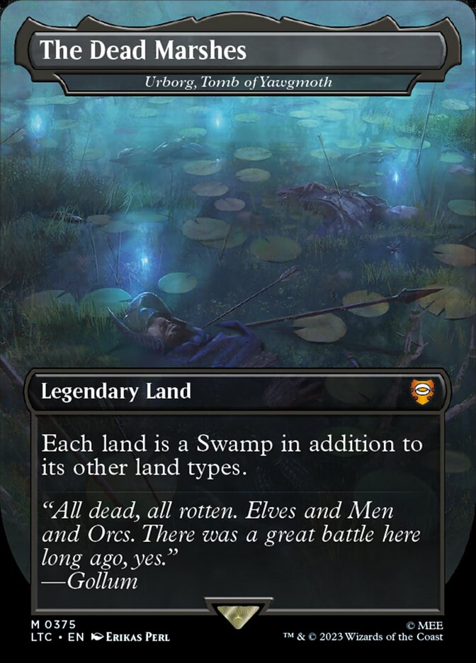 The Dead Marshes - Urborg, Tomb of Yawgmoth 375 (Commander: The Lord of the Rings: Tales of Middle-earth)  - Borderless | Good Games Modbury