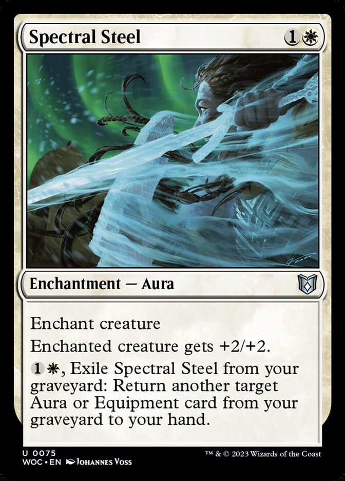 Spectral Steel 75 (Commander: Wilds of Eldraine)  | Good Games Modbury