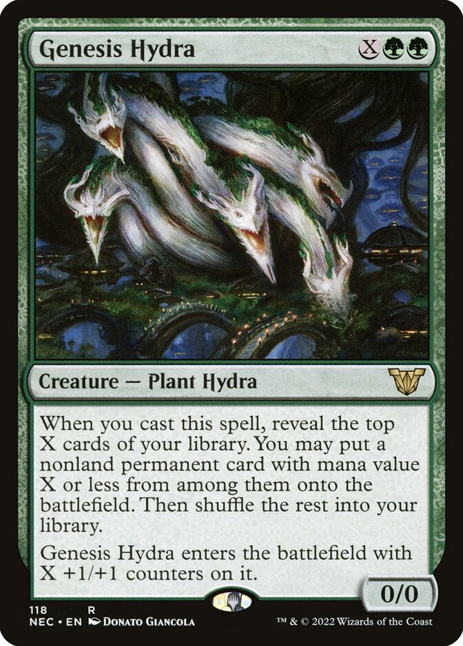 Genesis Hydra 118/38 (Commander: Kamigawa: Neon Dynasty)  | Good Games Modbury