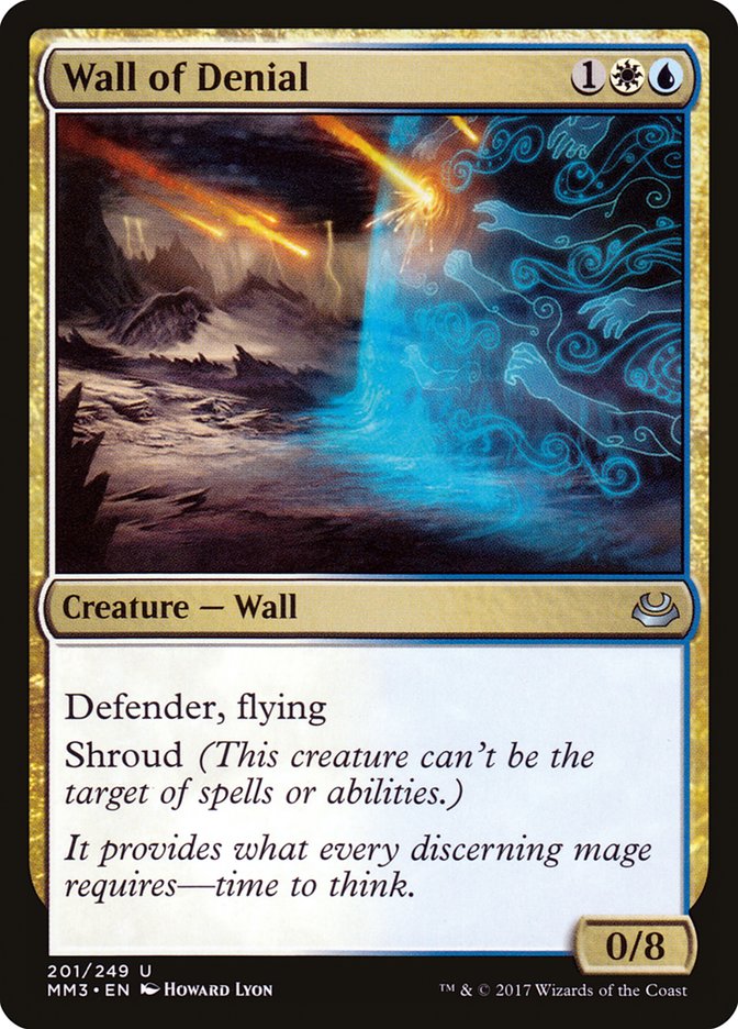 Wall of Denial 201/249 (Modern Masters 2017)  | Good Games Modbury