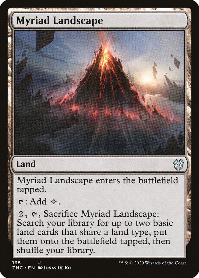 Myriad Landscape 135/142 (Commander: Zendikar Rising)  | Good Games Modbury