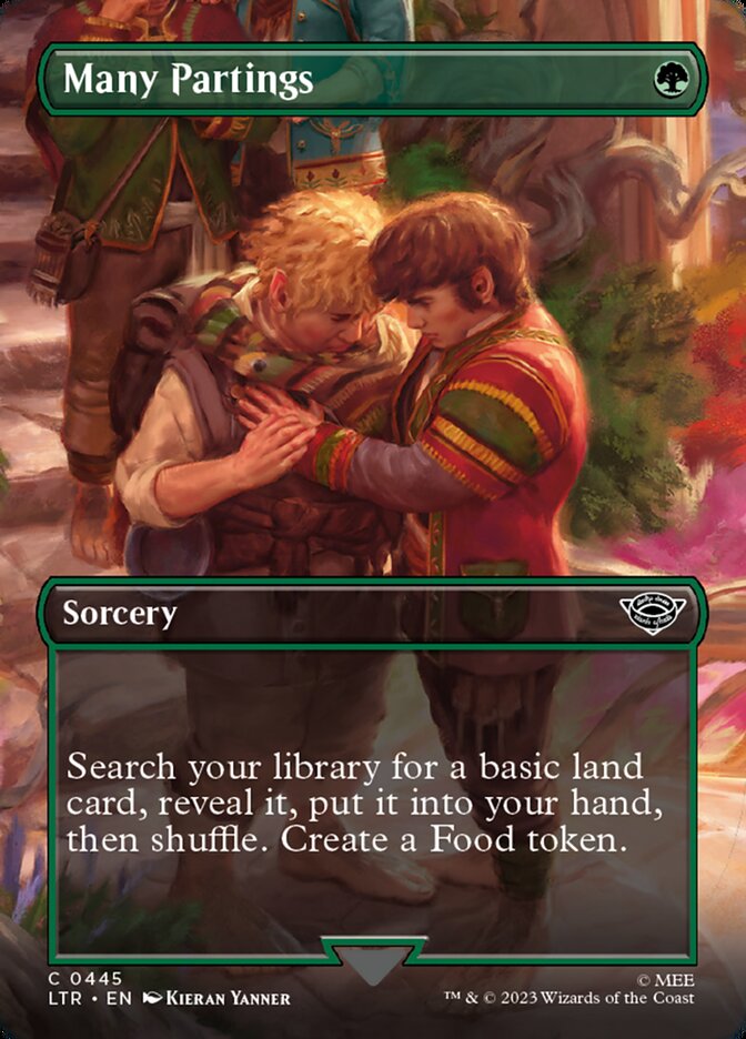Many Partings 445 (Universes Beyond: The Lord of the Rings: Tales of Middle-earth)  - Borderless | Good Games Modbury