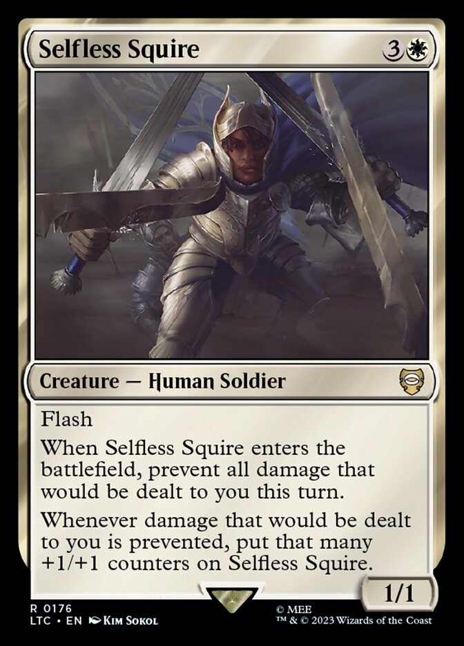 Selfless Squire 176 (Commander: The Lord of the Rings: Tales of Middle-earth)  | Good Games Modbury