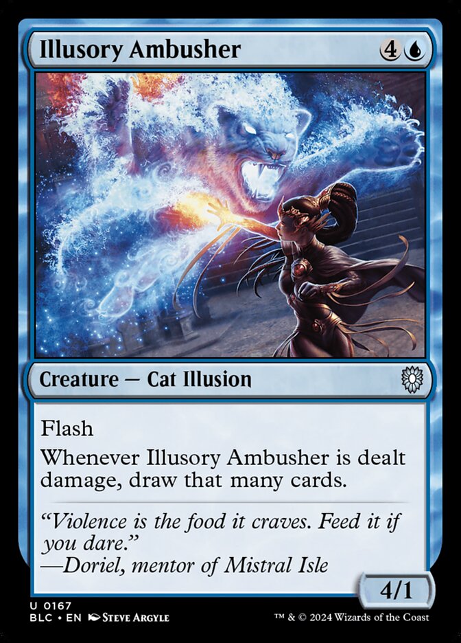Illusory Ambusher 167 (Commander: Bloomburrow)  | Good Games Modbury