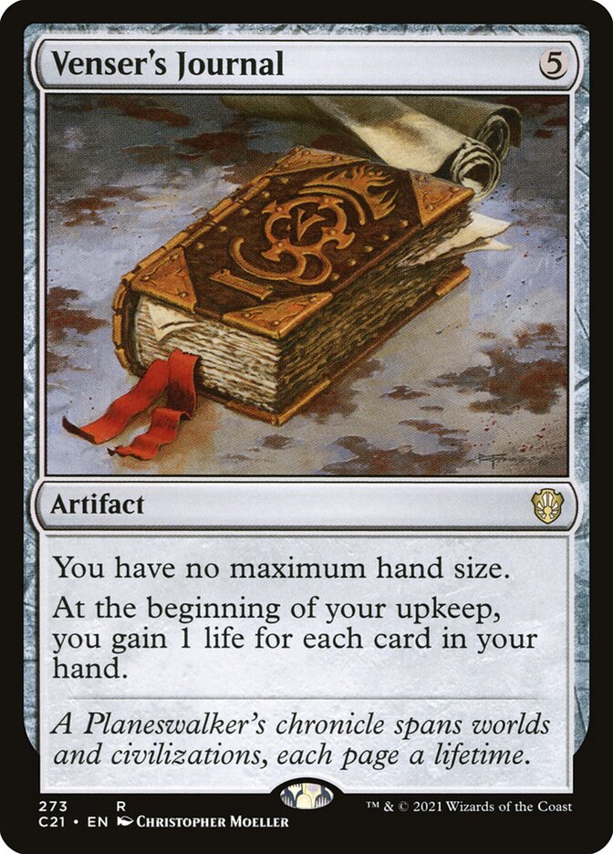 Venser's Journal 273/81 (Commander 2021)  | Good Games Modbury