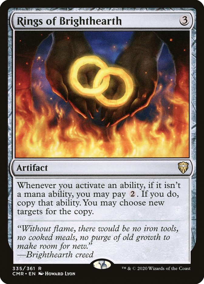 Rings of Brighthearth 335/361 (Commander Legends)  - Foil | Good Games Modbury