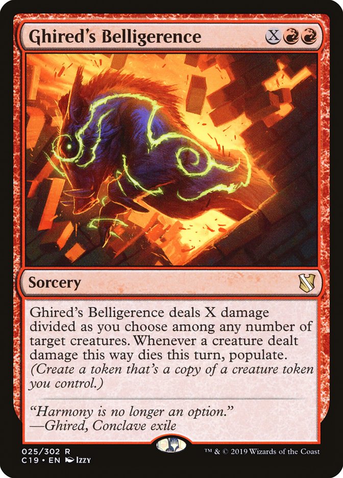 Ghired's Belligerence 25/302 (Commander 2019)  | Good Games Modbury