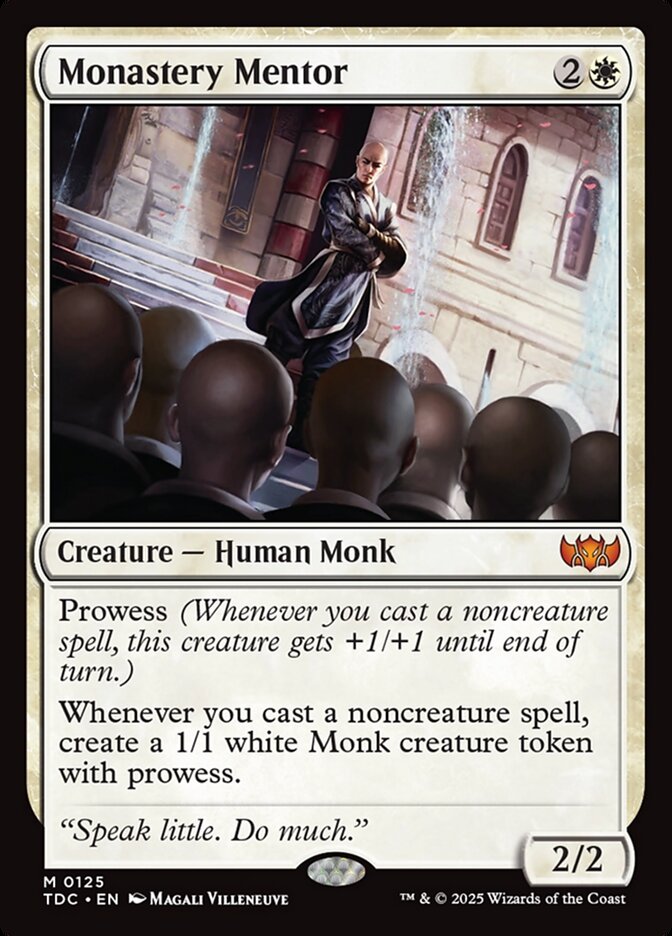 Monastery Mentor 125 (Commander: Tarkir: Dragonstorm)  | Good Games Modbury