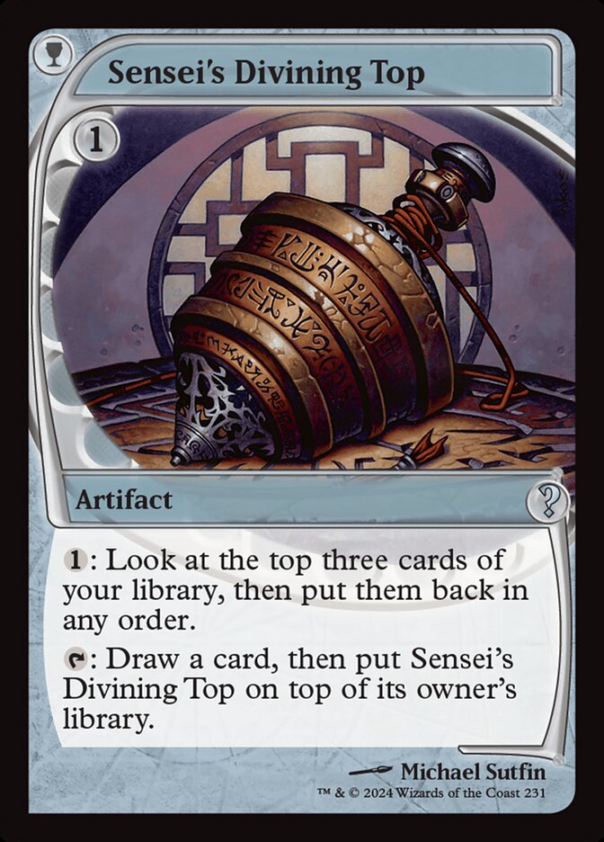 Sensei's Divining Top 231 (Mystery Booster 2)  - Future Sight Foil | Good Games Modbury